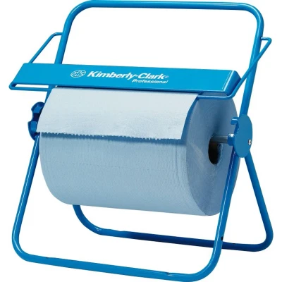 Afbeelding van Kimberly Clark KI1114 6146 Wandhouder voor handdoekdispenser Staal Blauw 1 stuk(s)