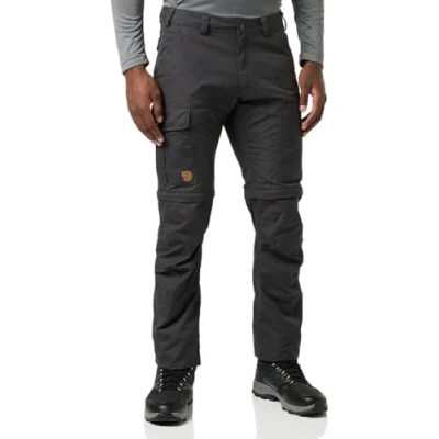 Afbeelding van Karl Pro Zip Off Wandelbroek Heren Dark Grey 900 56 Grijs
