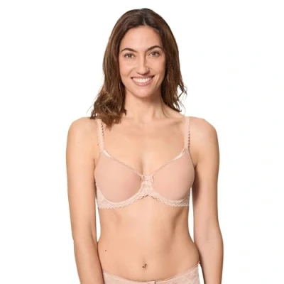 Image de Playtex Soutien Gorge Spacer à Armatures en Microfibre Respirante Femme x1, Chair, 90D