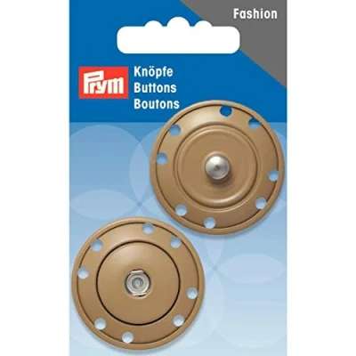 Afbeelding van Prym Drukknop 35 mm mm, beige, 1 stuk