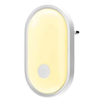 Afbeelding van Alyvisun Led nachtlampje, elektrisch stopcontact met touch bediening, nachtlampje schemeringssensor en instelbare helderheid, voor kinderen babykamer, trap, hal, keuken