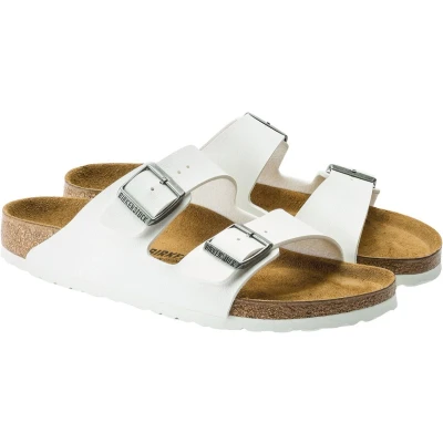 Afbeelding van Birkenstock Arizona Muiltjes, Dames, Maat: 37, White Leer