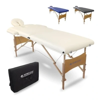 Afbeelding van Mobiclinic CM 01 Light Massagetafel Inklapbaar Hout Draagbaar