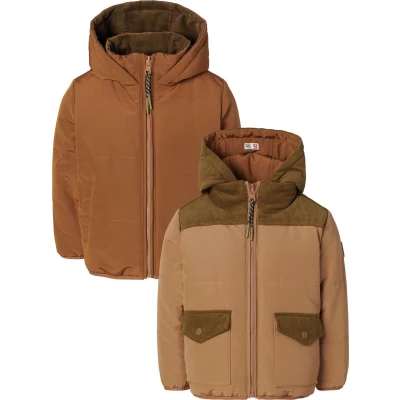 Afbeelding van Noppies Jacket Hinix reversible Jongens Jas Maat 134