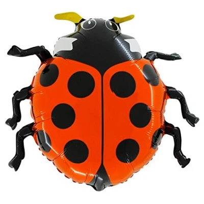 Afbeelding van Toyland® Rode lieveheersbeestje bal, 60 cm (24 inch) feestdecoratie