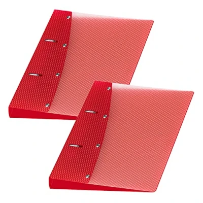 Afbeelding van VELOFLEX A115142 Diamond ringband met 2 ringen, A5, vulhoogte 20 mm, rood