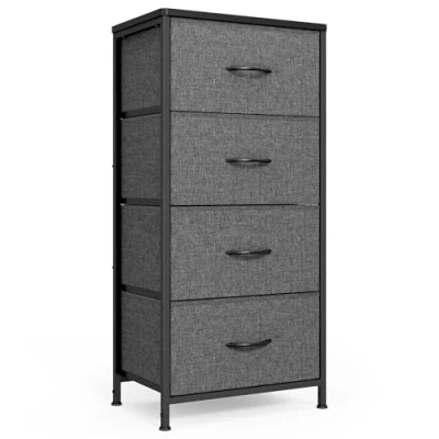 Afbeelding van Xbro AP74 Ladekast , Kast met 4 laden Dressoir 45x30x95cm, Donkergrijs
