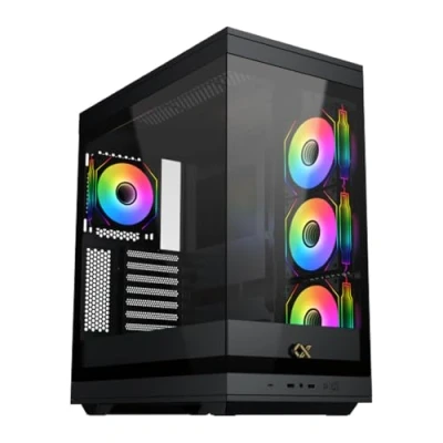 Afbeelding van PC behuizing XIGMATEK META Mid Tower E ATX Gehard glas ARGB Zwart