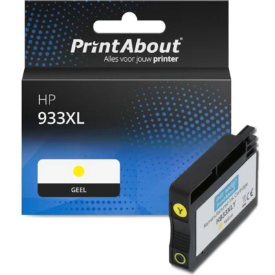 Afbeelding van Huismerk HP 933XL (CN056AE) Inktcartridge Geel Hoge capaciteit