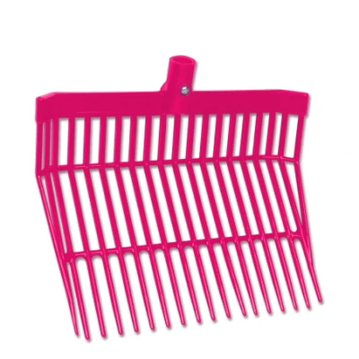Afbeelding van Mestvork kunststof roze