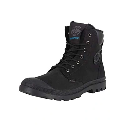 Afbeelding van Palladium Pampa Sport Snowboots black, Maat: 47, Black Leer
