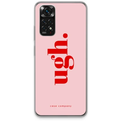 Afbeelding van Case Company® hoesje geschikt voor Xiaomi Redmi Note 11S Ugh Soft Cover Telefoonhoesje Bescherming aan alle Kanten en Schermrand