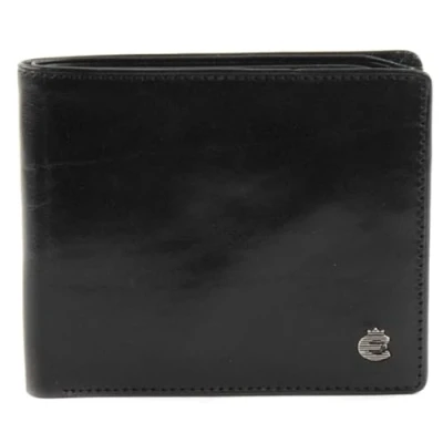 Afbeelding van Esquire Leren Portemonnee Toscana RFID Wallet Black Zwart