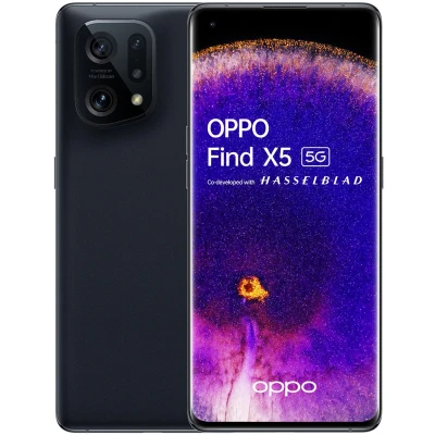 Afbeelding van OPPO Find X5 Zwart met Proximus abonnement 150 minuten + 5000 MB 4G