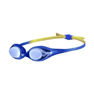 Image de ARENA Spider Junior Mirror lunettes de natation pour enfants, avec verres miroir anti buée, protection UV, pont nasal auto réglable, joints en silicone hypoallergéniques
