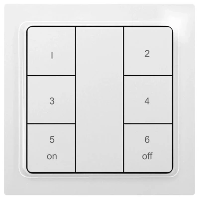 Afbeelding van Eltako F6T55EB Keypad pm Toets Draadloos Opbouw (op muur) Bereik max. (in het vrije veld) 30 m