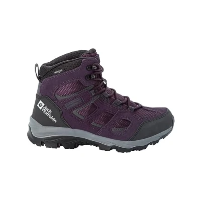 Afbeelding van Jack Wolfskin VOJO Texapore MID Outdoorschoenen, Dames, Maat: 37.5, Purple grey Leer en textiel