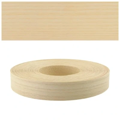 Afbeelding van Mprofi MT® 5 m rol houten zangstrips rand van echt houtfineer met opstrijkbare voor plank, meubelpaneel om op te strijken, as, 22 mm