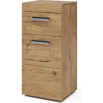 Afbeelding van Vicco Halfhoge kast Luna, Eiken Wotan, 37 x 79 cm