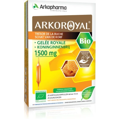 Afbeelding van Arkoroyal Koninginnenbrij Biologisch 1500mg 20 Ampulles