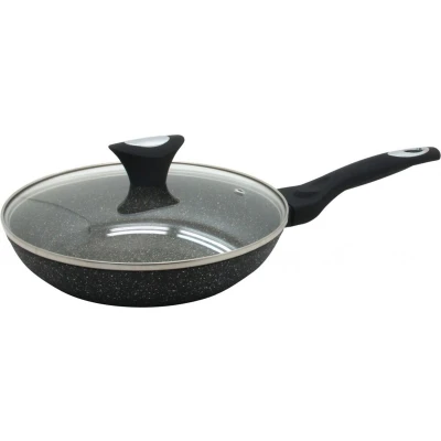 Afbeelding van Klausberg 7038 koekenpan met deksel Ø22 cm Marmer coating Alle warmtebronnen