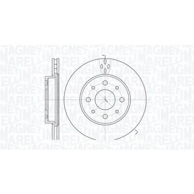 Afbeelding van Magneti Marelli Remschijven 361302040186