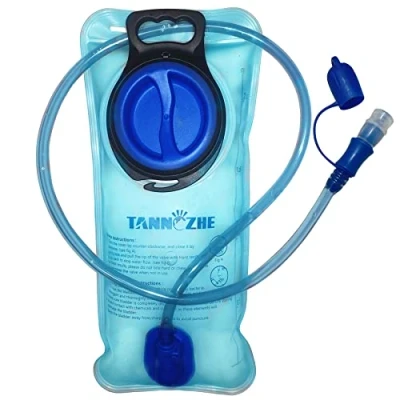 Afbeelding van TANNOZHE 2 liter waterdichte waterzak, BPA vrij, vervangende drinkrugzak, reissporttank, drinkrugzak voor wandelen in de open lucht, blauw, l, Modern