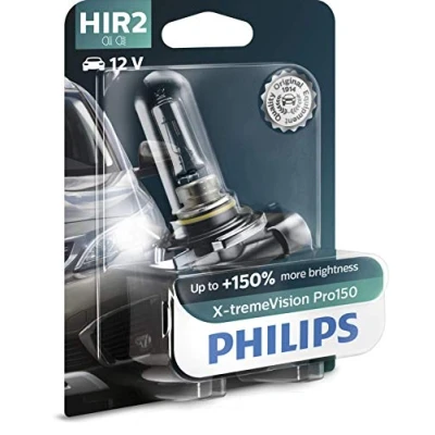 Image de Philips automotive lighting X tremeVision Pro150 HIR2 lampe pour éclairage avant +150%, blister de 1 Blanc