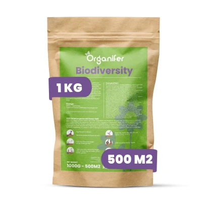 Afbeelding van Organifer Wildbloemenmengsel Biodiversity 62 soorten (1 kg voor 500 m2)