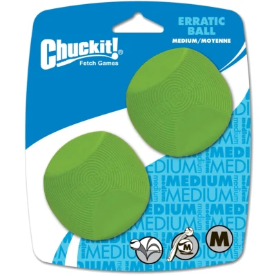 Afbeelding van Chuckit Erratic Ball M 2pack