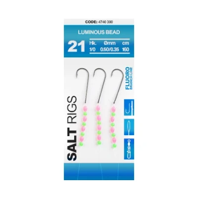 Afbeelding van Spro 21 Salt Rig Luminous Bead #4 Zeevis onderlijnen