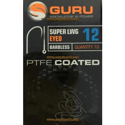 Afbeelding van Guru Super LWG Barbless Eyed (10 pcs) Maat : 12