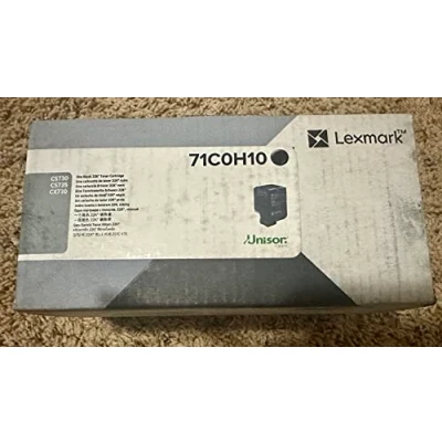 Afbeelding van Lexmark Tonercassette CS730, 735, CX730 Origineel Zwart 22000 bladzijden 71C0H10