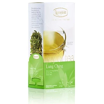 Afbeelding van Ronnefeldt Green Dragon Lung Ching&#039; joy of Tea theezakjes, groen, 36 g, 15 stuks