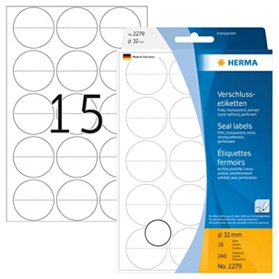 Afbeelding van Herma 2279 etiketten, wit