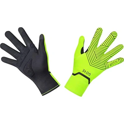 Afbeelding van Fietshandschoenen Gore C3 Goretex Infinium Stretch maat L Zwart fluogeel