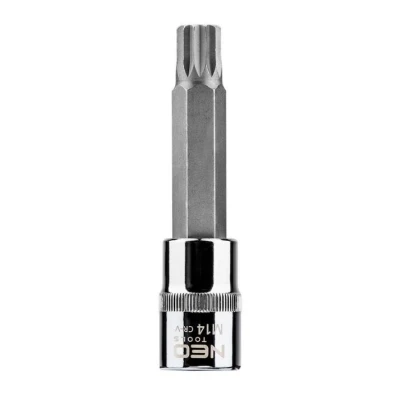 Afbeelding van NEO TOOLS 08 745 Steeksleutelelement 1/2 M14 Chroom vanadium staal, gereedschapsstaal Spline