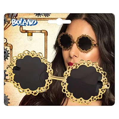 Afbeelding van Boland Partybril Steampunk klassiek Volwassenen Steampunk, Sciencefiction