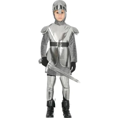 Afbeelding van Fiestas Guirca Kostuum Silver Knight (10 12 jaar)
