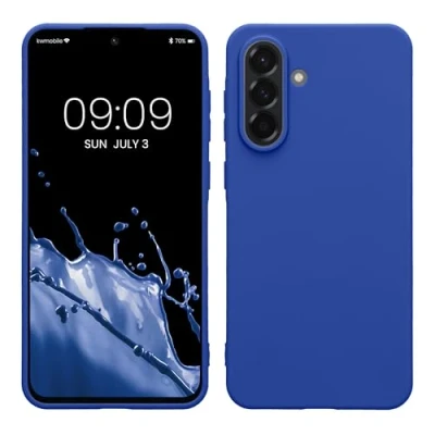 Afbeelding van kwmobile telefoonhoesje geschikt voor Samsung Galaxy A56 5G Hoesje smartphone Back cover in Baltisch blauw