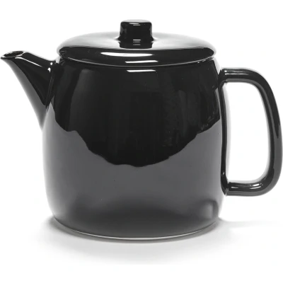 Afbeelding van Serax Theepot Met Filter 0,7 Liter Zwart