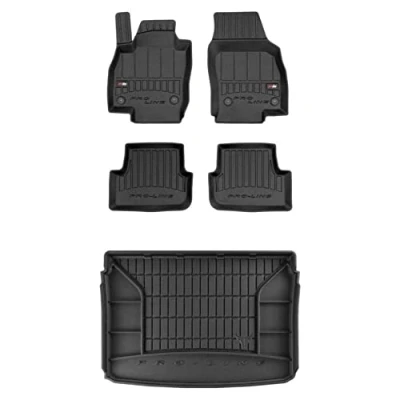 Afbeelding van M MOTOS Rubberen vloermat en kofferbakmat set voor SEAT Arona sinds 2017 Verbeter je reiscomfort met 3D antislip automat vloermatten alle weersomstandigheden, bescherming