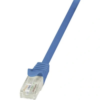 Afbeelding van LogiLink CP2066U RJ45 Netwerkkabel, patchkabel CAT 6 U/UTP 3.00 m Blauw Snagless 1 stuk(s)