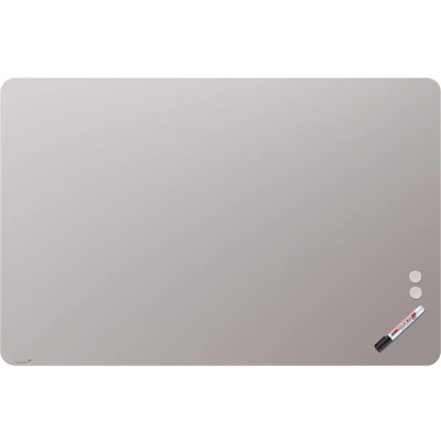 Afbeelding van Legamaster mat glasbord 100x150cm Warm Grey (met ronde hoek)