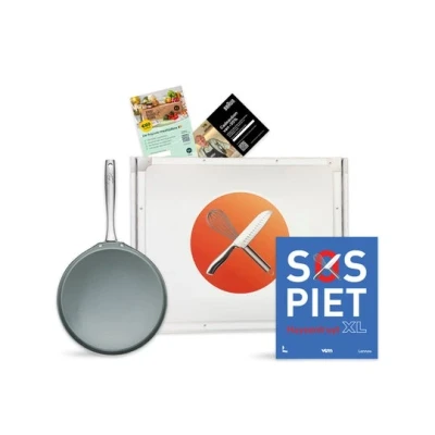Afbeelding van Piet Box Pannenkoekenpan Ø 28 cm Grijs PFAS vrij