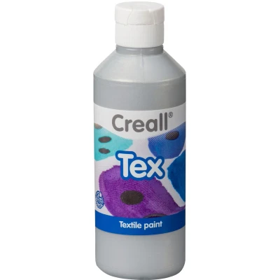 Afbeelding van Textielverf Creall Tex zilver 250ml