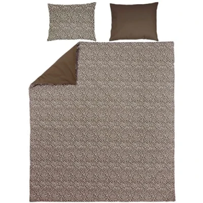 Afbeelding van Meyco Cheetah/Uni dekbedovertrek + kussensloop 240x200/220 cm Chocolate