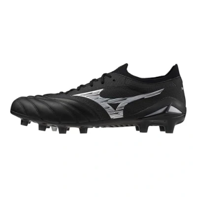 Afbeelding van Mizuno MORELIA NEO IV BETA JAPAN Voetbalschoenen Zwart/galaxy silver/black Dames/Heren Maat 44