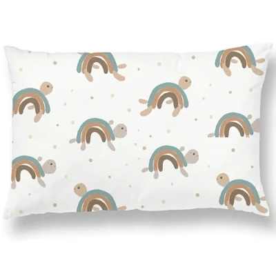 Afbeelding van Kussensloop voor Kinderen van 35x45 cm OEKO TEX Katoen Zacht en Comfortabel Kussenhoes Kind Ideaal de Kinderkamer 10 Kleuren