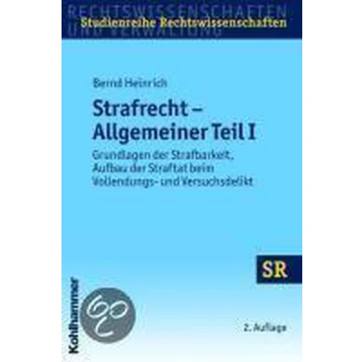 Afbeelding van Strafrecht Allgemeiner Teil I